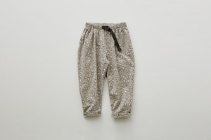 【22AW】eLfinFolk(エルフィンフォルク)Corduroy leopard  pants light gray (90/100/110/120/130)　パンツ