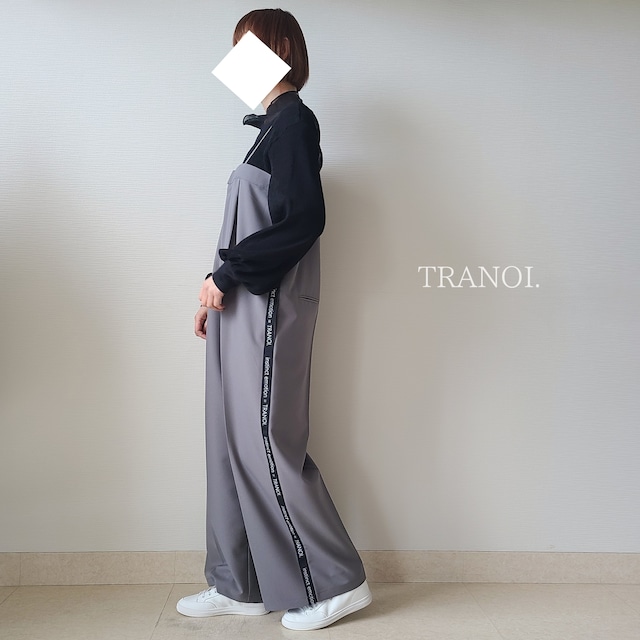 【TRANOI.】サイドラインロンパース(231R406)