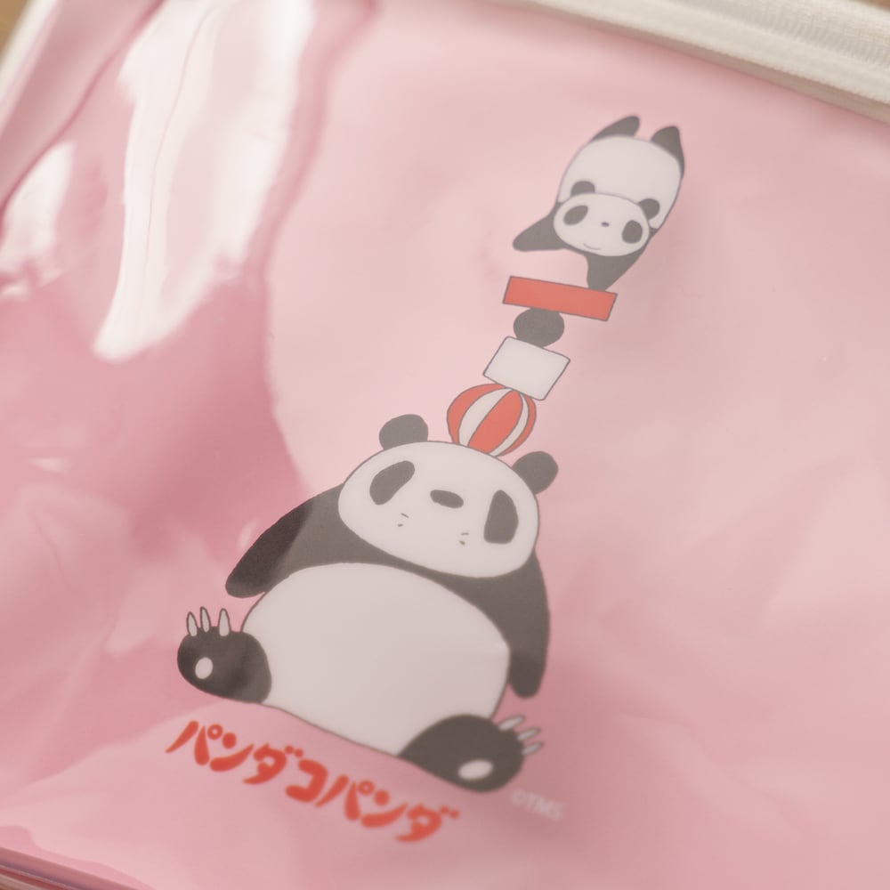 パンダコパンダ PVCポーチ ピンク（4424） | すすのこ商店