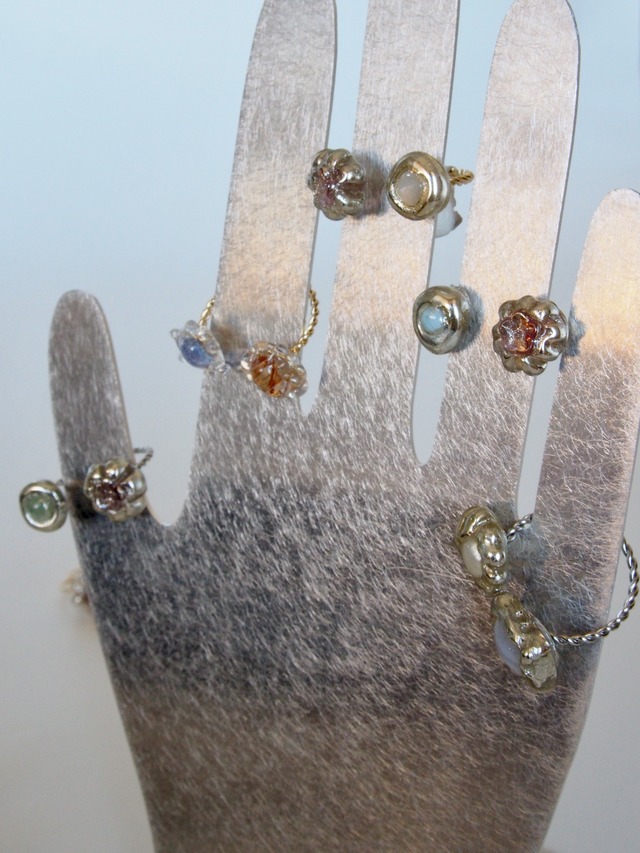 ［MISHU:MISHU］Adjustable Twin twist ring