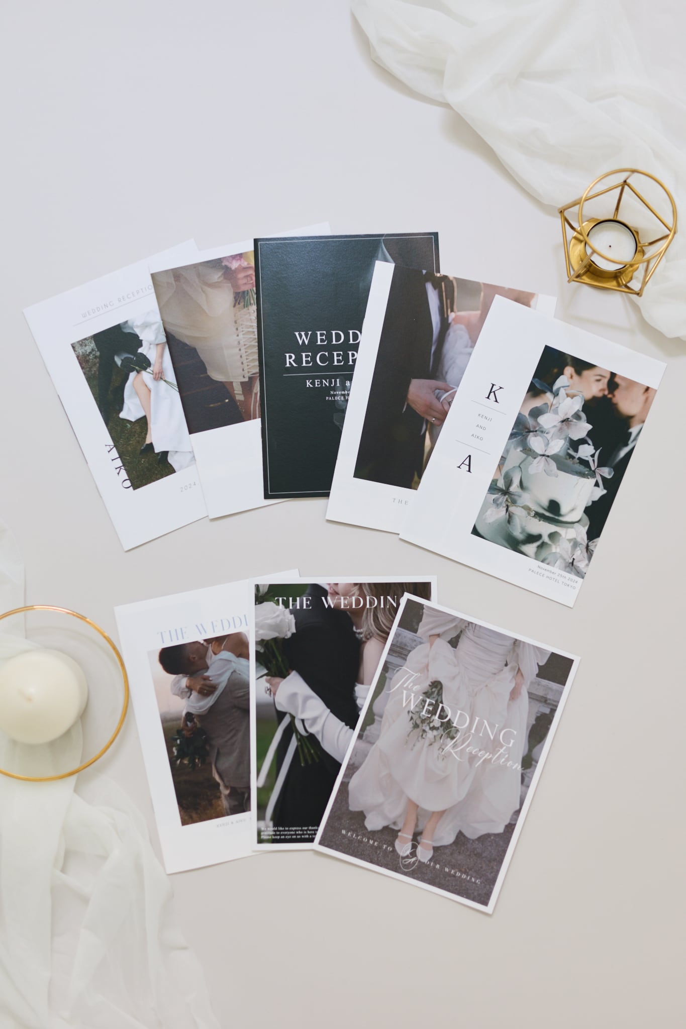 SAMPLE プロフィールブック(8set)+カラーリスト | MORE WEDDING