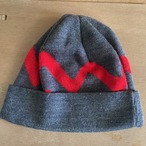 Made in Canada Gray x red knit cap