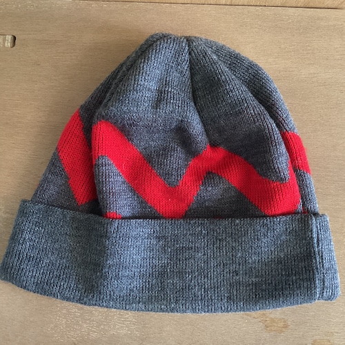 Made in Canada Gray x red knit cap