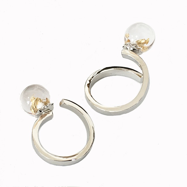 Le Ballon Ring（ルバロンリング・シルバー＋金箔小）EMU-001R-05