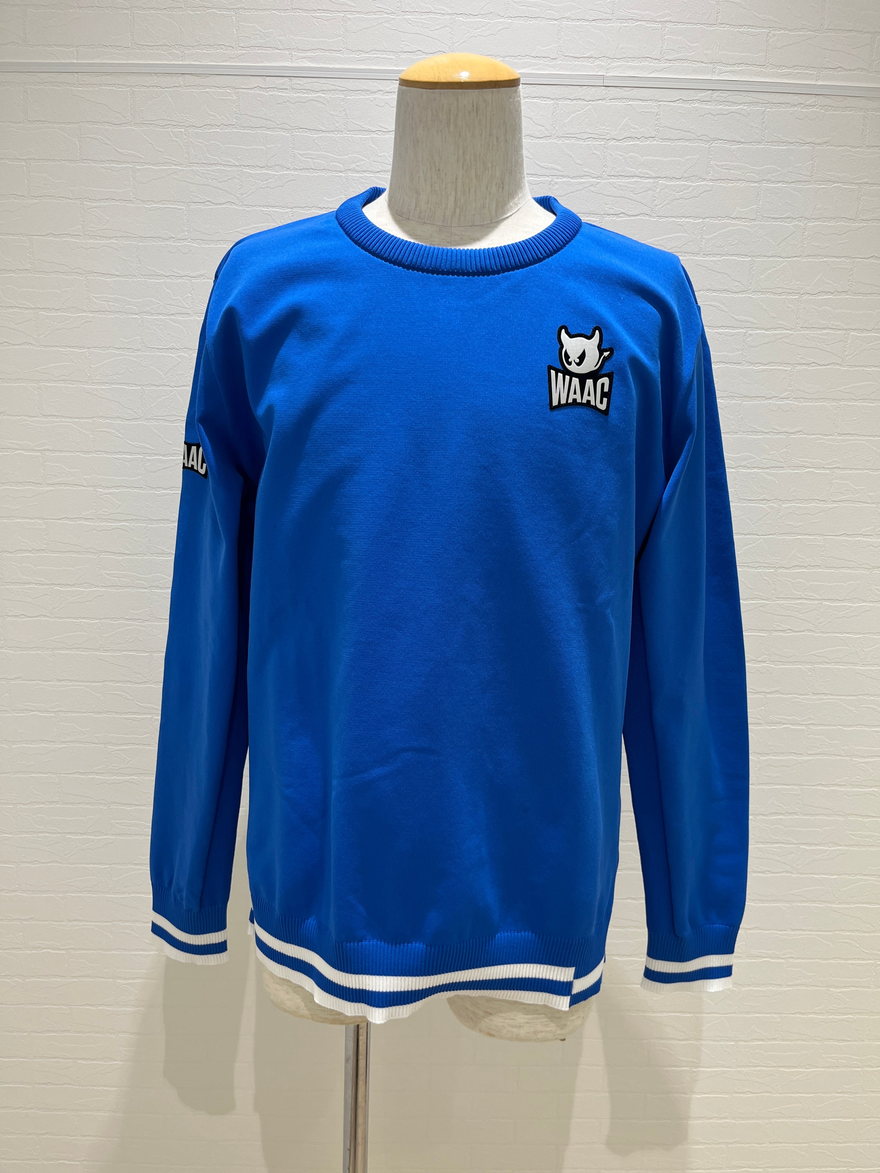 waac ワック　ゴルフ　セーター waac ワック セーター ブルー メンズ | MOAGOLF モアゴルフ