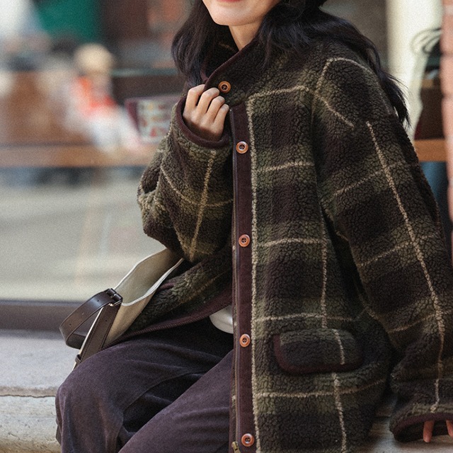 check boa jacket　J00364