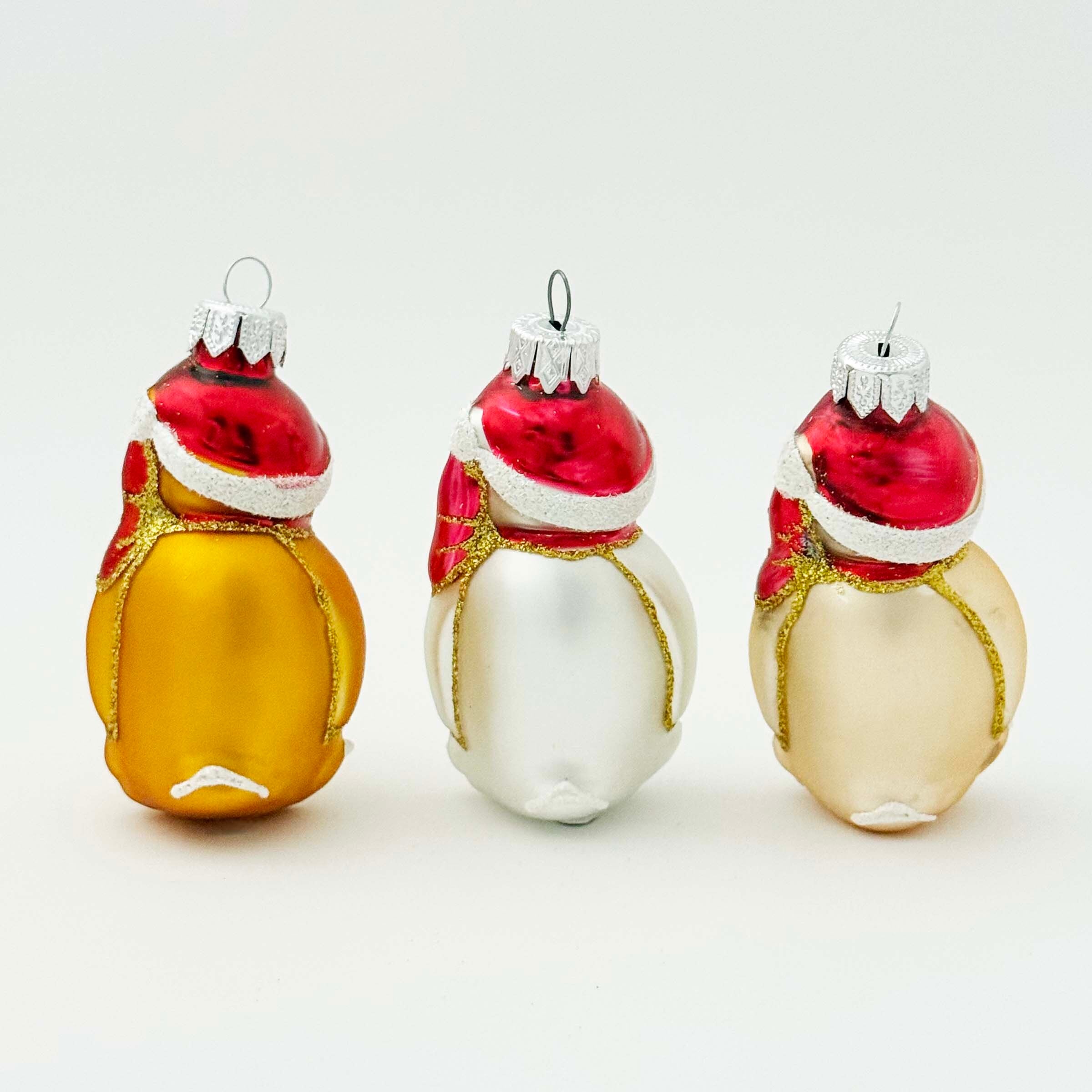 ウクライナ製 ガラスオーナメント（ペンギン）