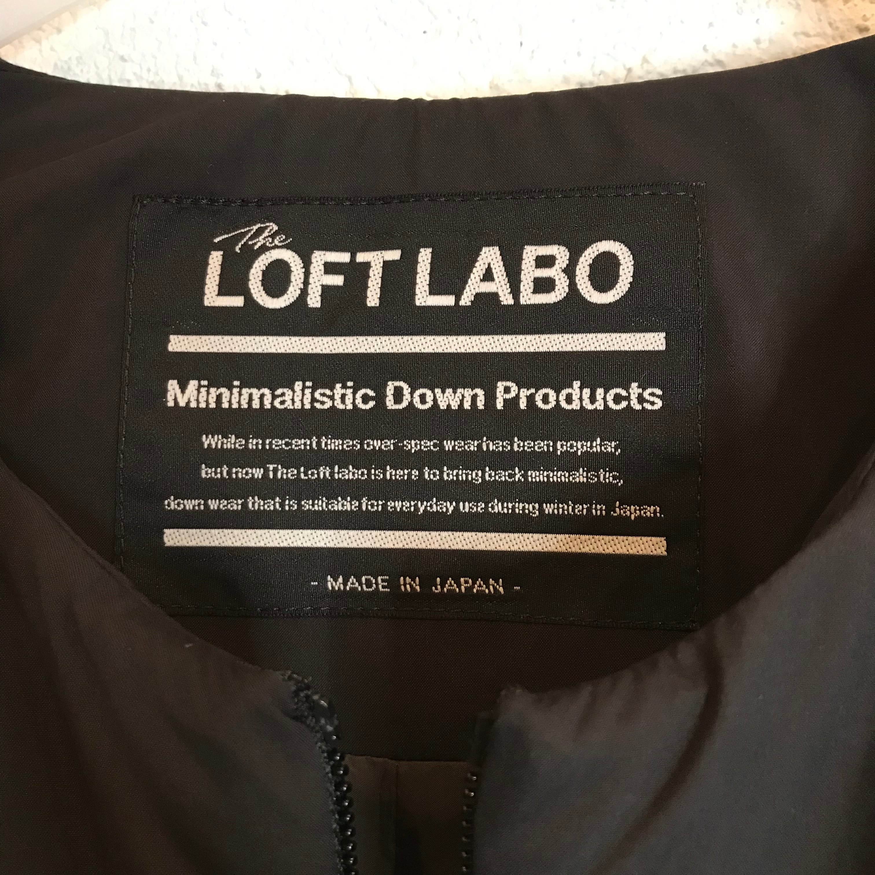 Ladies’ THE LOFTLABO (ザ・ロフトラボ)ノーカラーオーバーダウンジャケット