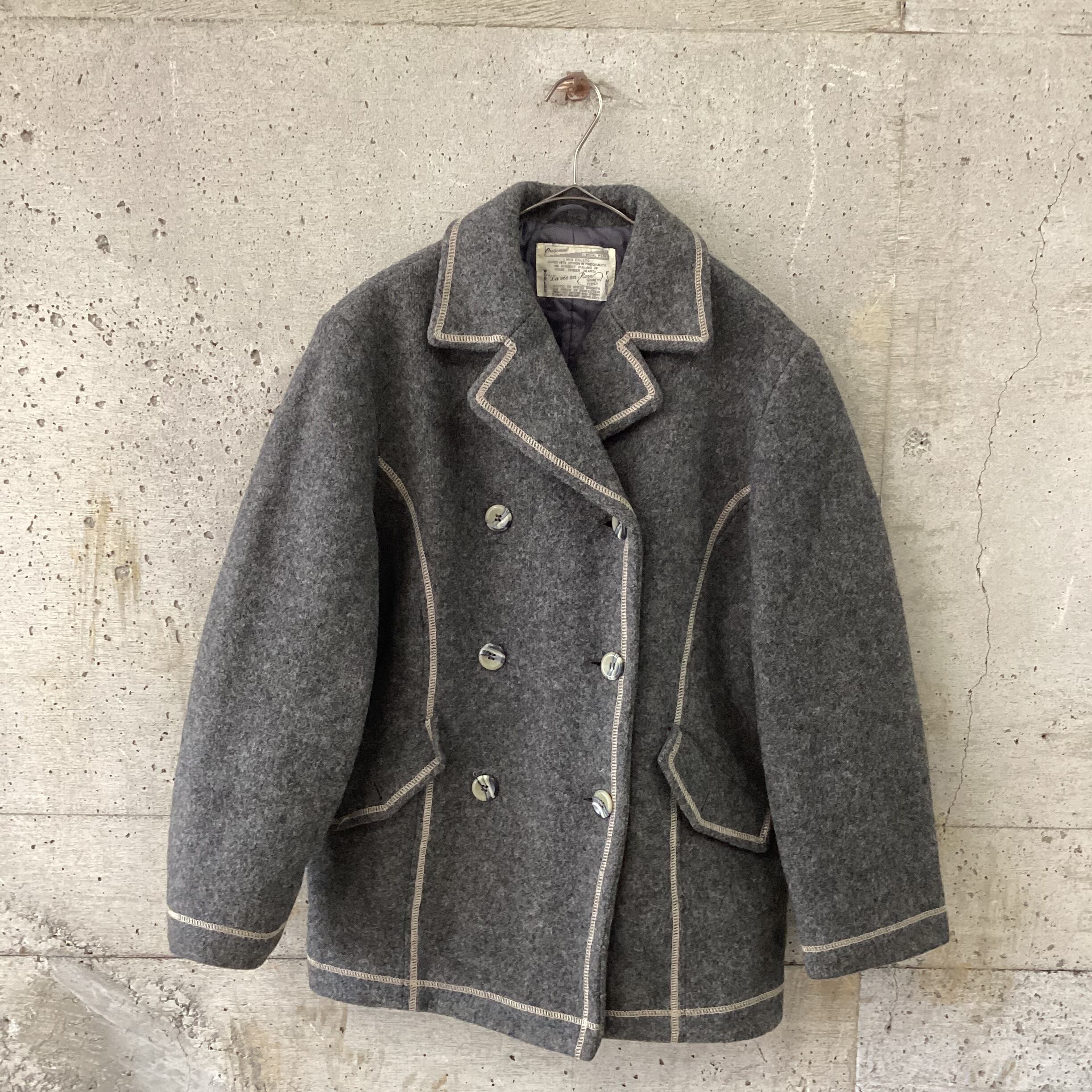 Stitch Point Gray Coat