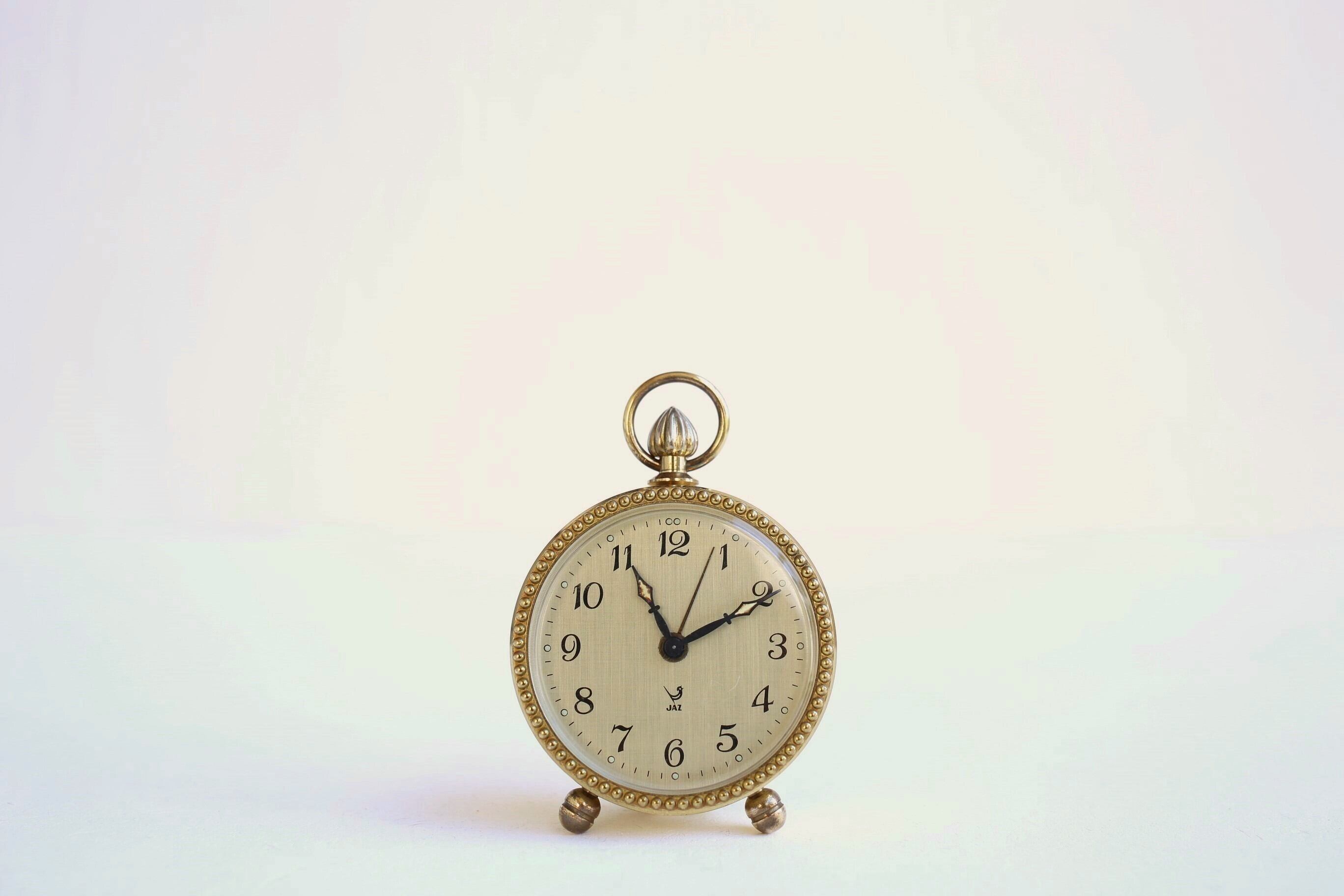 フランス アンティーク ヴィンテージ JAZ 目覚まし時計 『LEBIC』 N-05268