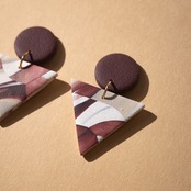 Matte : Bordeaux Triangle
