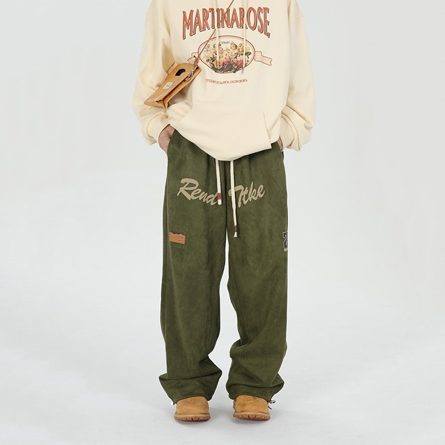 NECOYEPアメリカ風ルーズスウェットパンツ