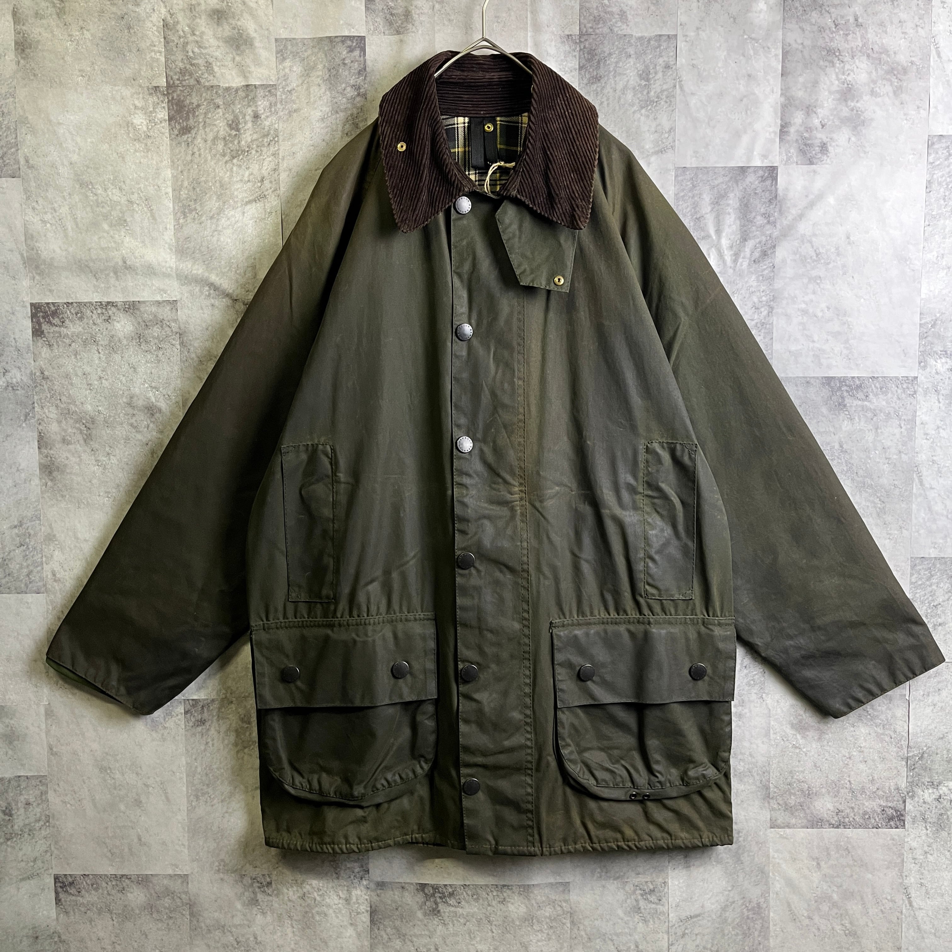 英国製 Barbour バブアー オイルドジャケット BEAUFORT セージ 36 