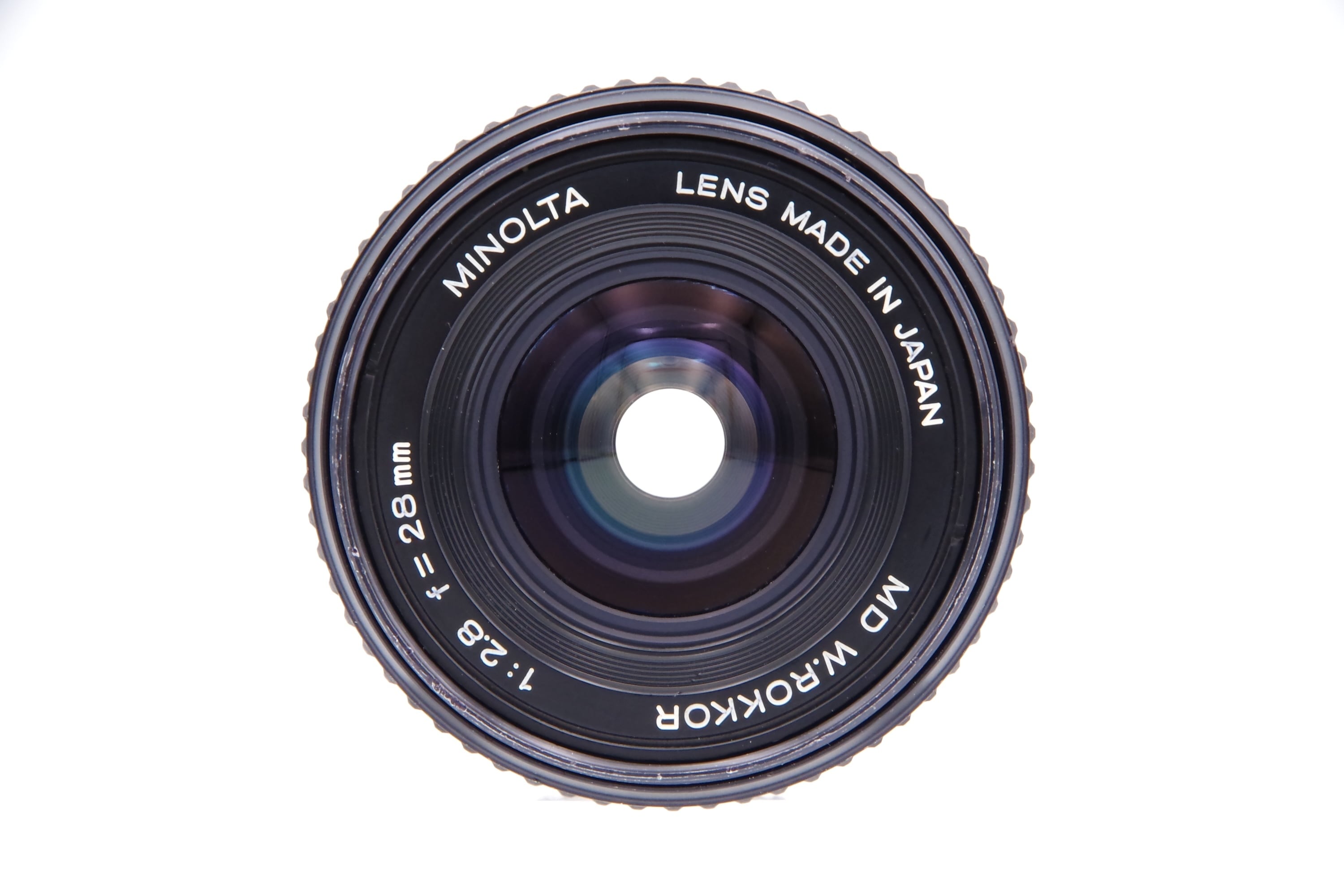 ミノルタ SRT SUPER MC W.ROKKOR 28mm F2.8 #39 MD W.ROKKOR 28mm F2.8 SR/MDマウント MINOLTA ミノルタ | 近江寫眞機店