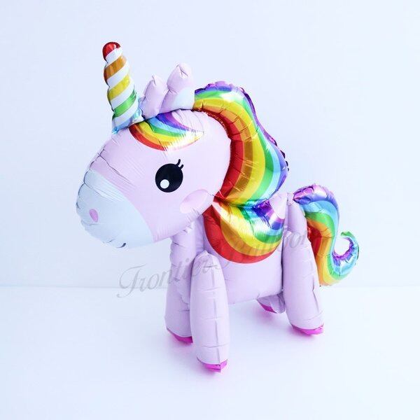 ユニコーン 誕生日 立体 カラフルピンク バルーン 特大 原宿 グッズ 風船 お祝い 子供 ベビー 可愛い雑貨 ぺたんこ配送 Db 163 幸せを運ぶ風船shopフロンティアバルーン
