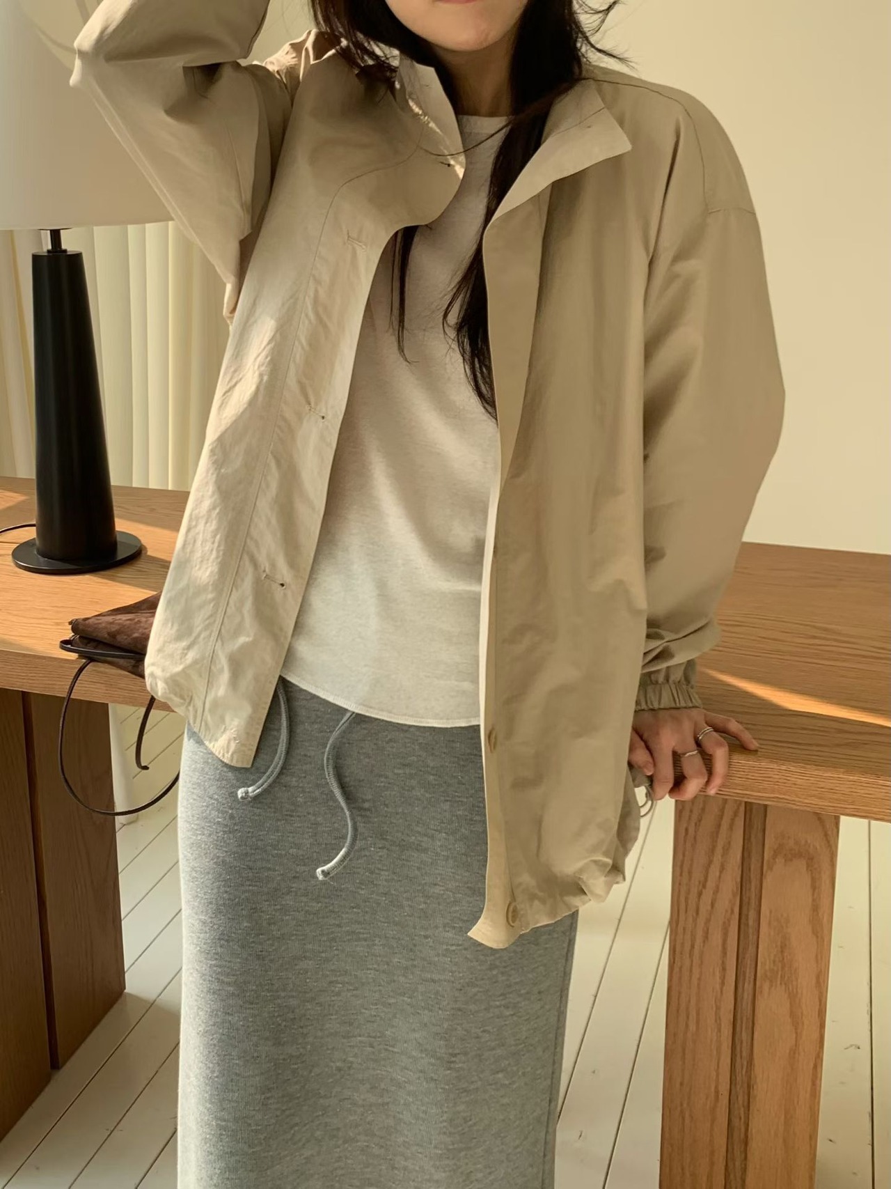 (予約) fl lanel / Bio cotton jumper 2color