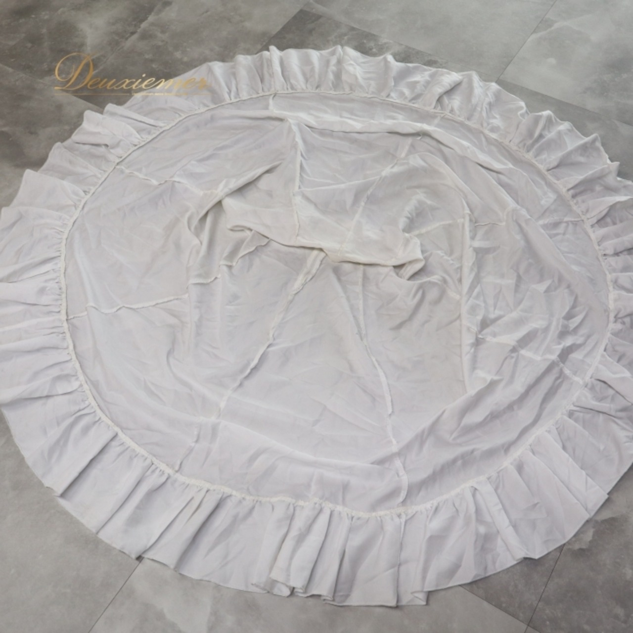 フラメンコ 衣装 ファルダ スカート ペチコート ホワイト系 無地 シンプル 練習 レッスン インナー 白 ボランテ フリル 爽やか 明るい ダンス衣装 イベント 重ね着 オールホワイト