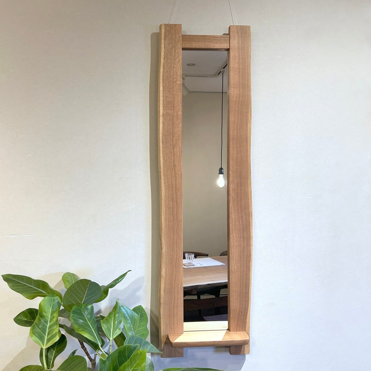 飾り棚付鏡（中） | 飛騨高山 家具工房雉子舎オンラインショップ