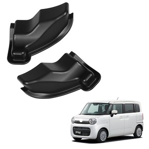 【在庫処分】スズキ ワゴンＲスマイル MX系 MX81S MX91S 2021年9月〜現行 デフォッガーケーブル保護 リア熱線カバー リアデフォッガーカバー ガーニッシュ ドレスアップ アクセサリー カスタムパーツ カー用品 取付簡単 両面テープ取付 2枚セット