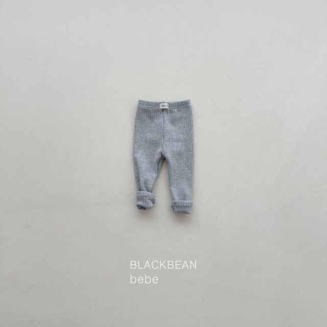 [black bean baby] rib bebe leggings