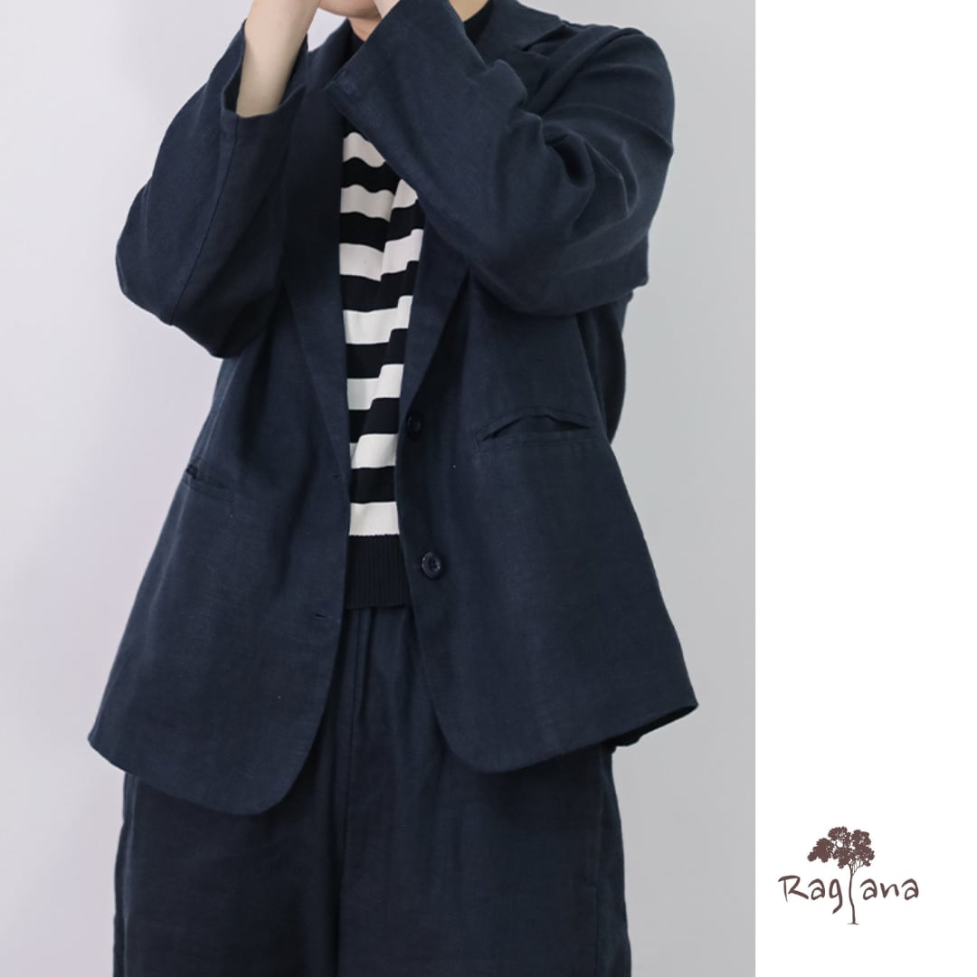 リネンセットアップスーツ 3col N SAT010 | Raglana リネンセットアップスーツ 3col N SAT010 | Raglana