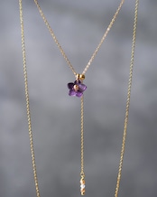 追憶◆purple : necklace