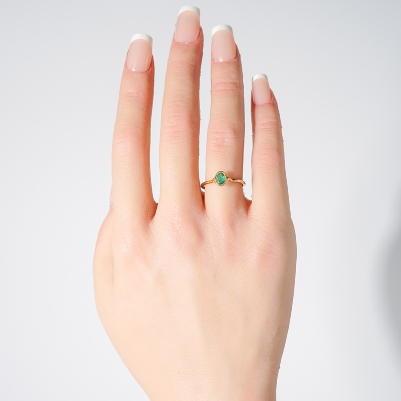 【12号-A】エメラルド リング (プチ)