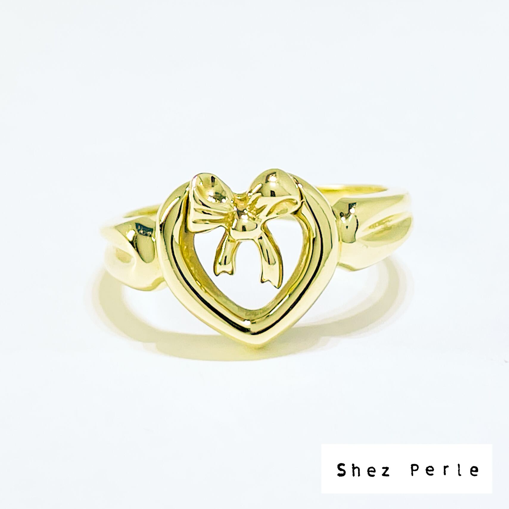 ティファニー Tiffany & Co リング 指輪 オープンハート K18YG  