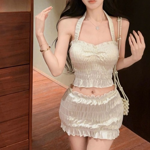 【2点セット】3色／シャーリングセットアップ ・10942