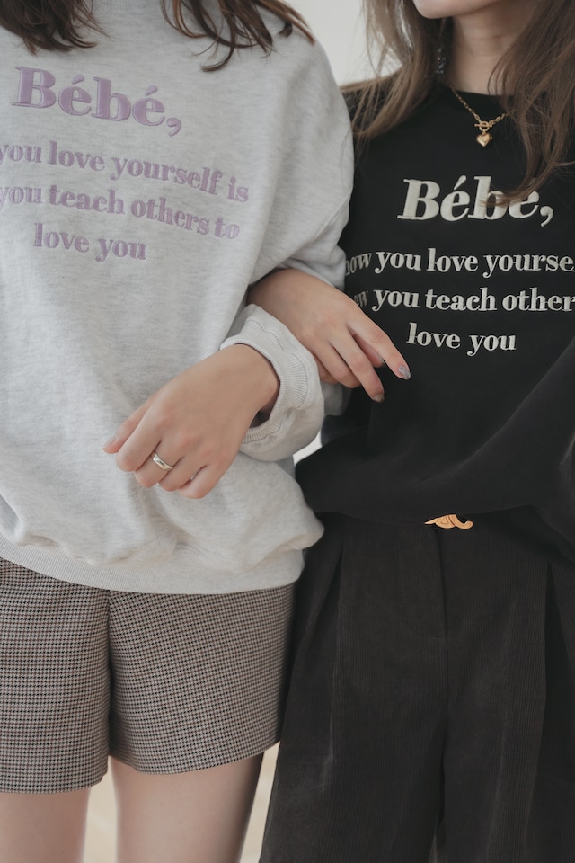 Bebe logo sweat（9/1L-19）