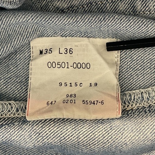 【W35 L36】 メキシコ製 usa levi's リーバイス 501xx 詳細写真14