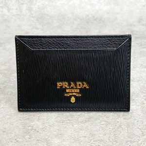 ※Reserved items※ PRADA プラダ カードケース レザー ブラック 5851-202201
