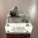 フローライト / クォーツ【Fluorite with Quartz】スウェーデン産