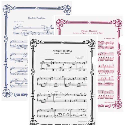 A4クリアファイル（3枚セット）オペラ