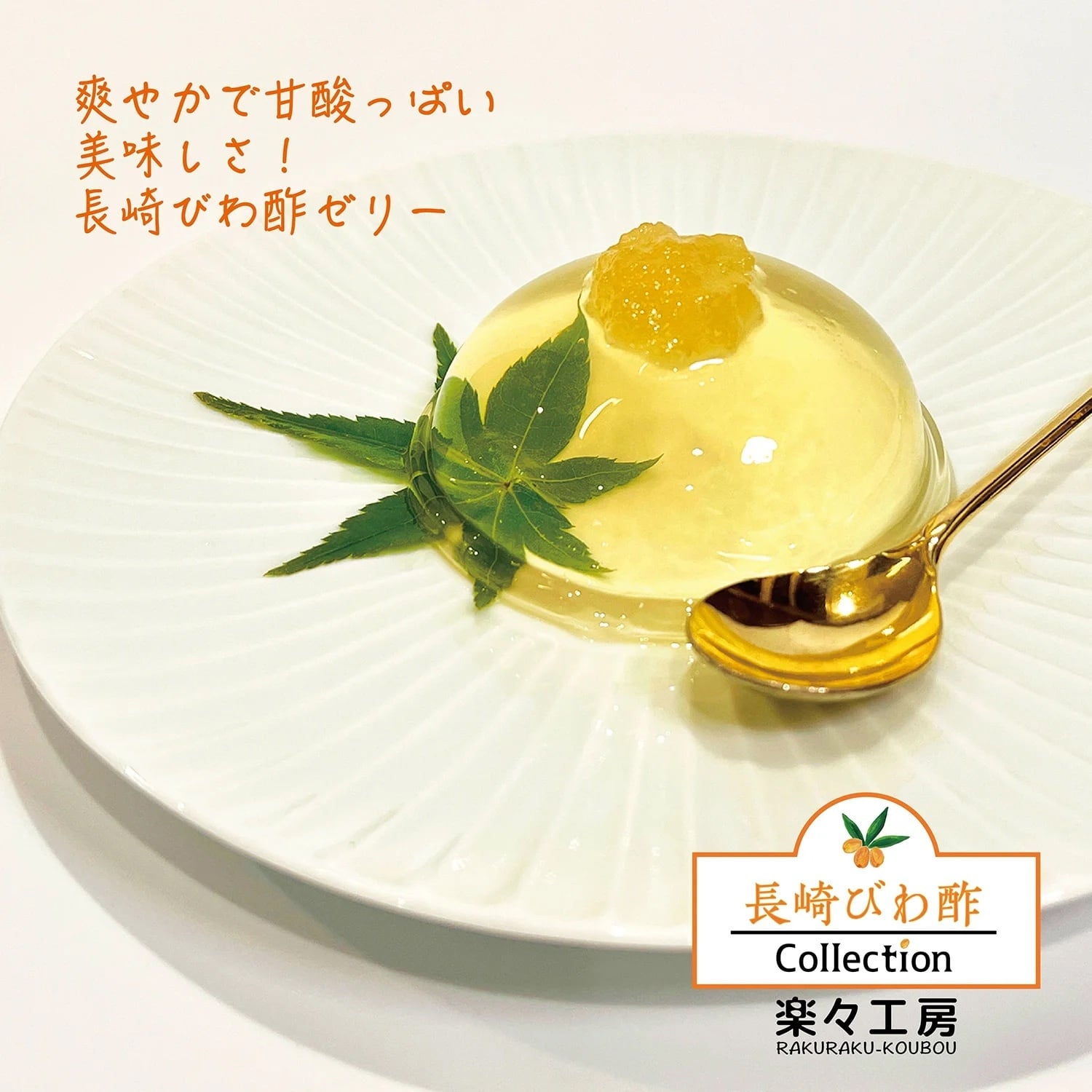 長崎びわ酢ゼリー | 楽々工房