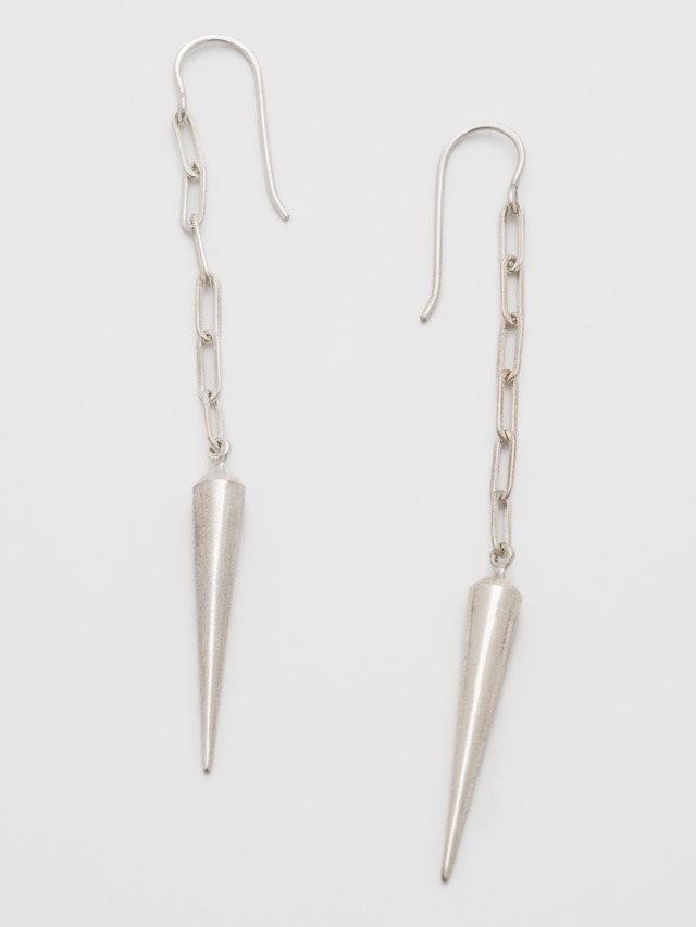 Spike Chain Pierced Earrings