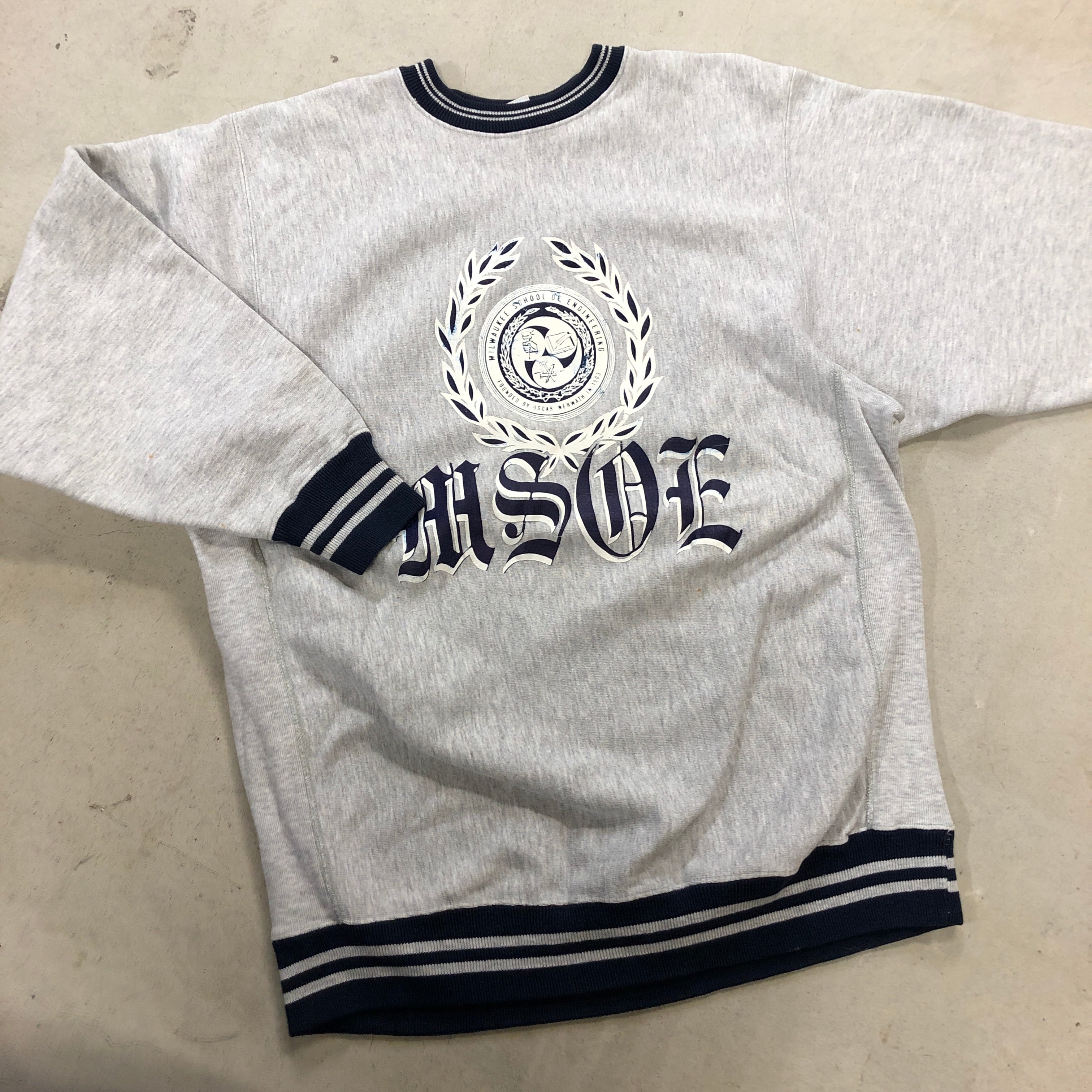 1990'S CHAMPION REVERSE WEAVE RIBLINE ”M.S.O.E