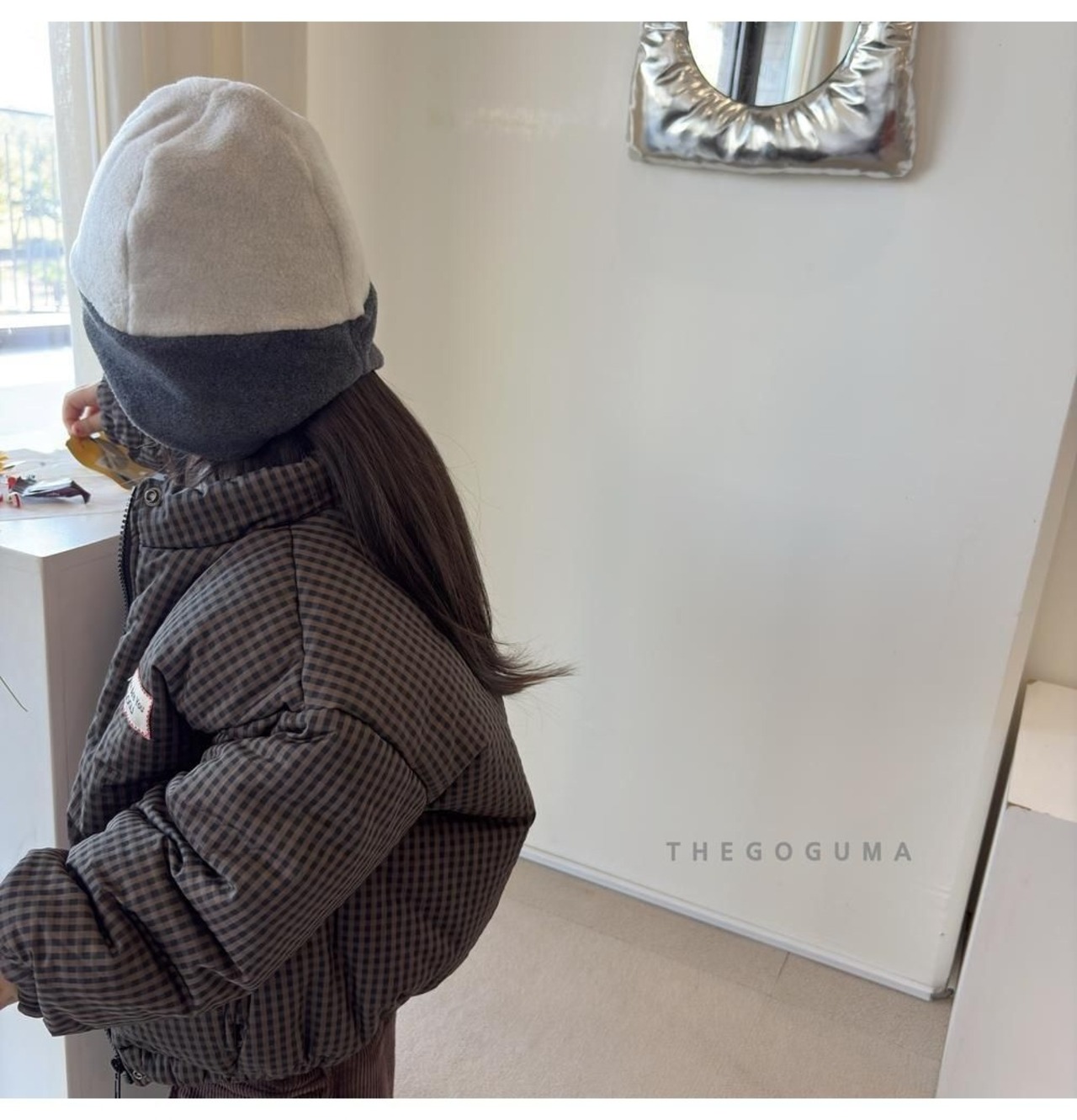 ザゴグマ / THE GOGUMA / チェックパディングジャンパー / 韓国子供服 / キッズ / 26winter〖取寄〗*XS~XL*