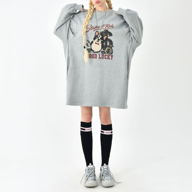 アニマルグラフィックスウェットワンピース 2col R02844