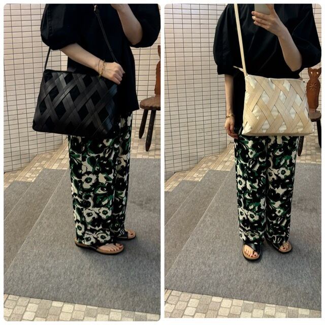 BARDOT ROSE メッシュ×ポケットショルダー