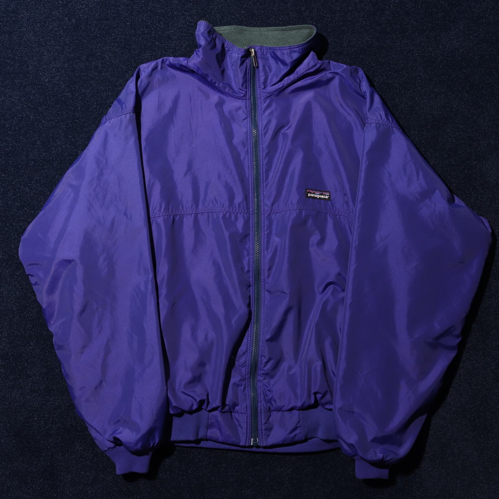 L 雪無し 93年 紫 Shelled Capilene Jacket Patagonia シェルド  