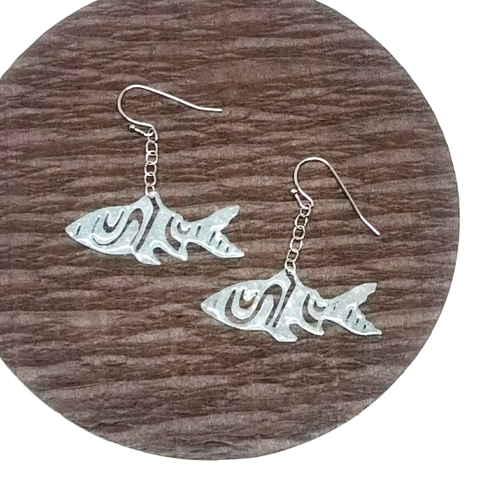 魚形 透明アクリルピアス アクリルアクセサリー（ピアス）四季-金魚- | 【公式】アクリル