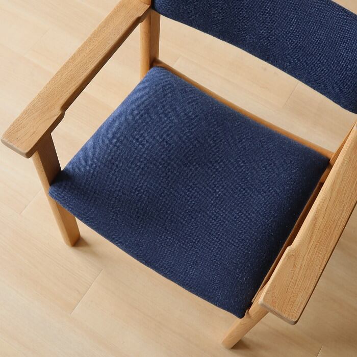 Hans J.Wegner ハンス・J・ウェグナー アームチェア 青 Hans J.Wegner ハンス・J・ウェグナー アームチェア 青 | RENOKA
