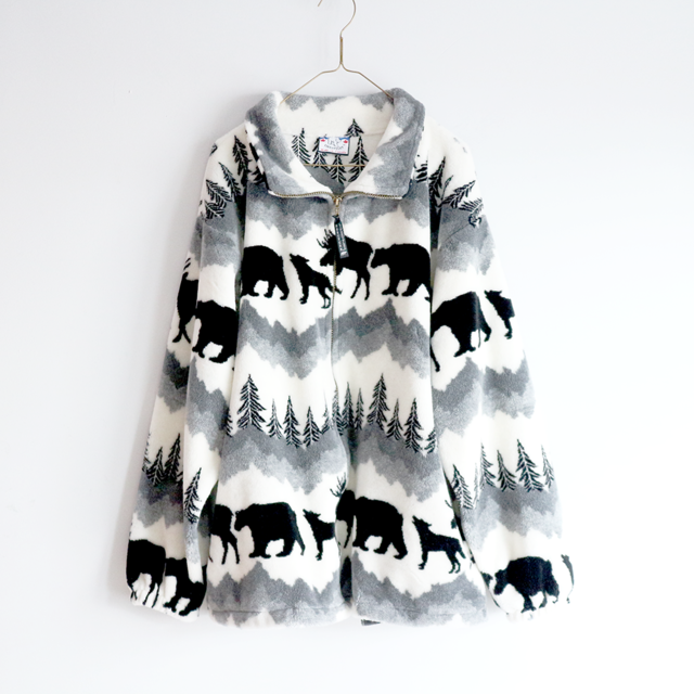 winter animals fleece_JK