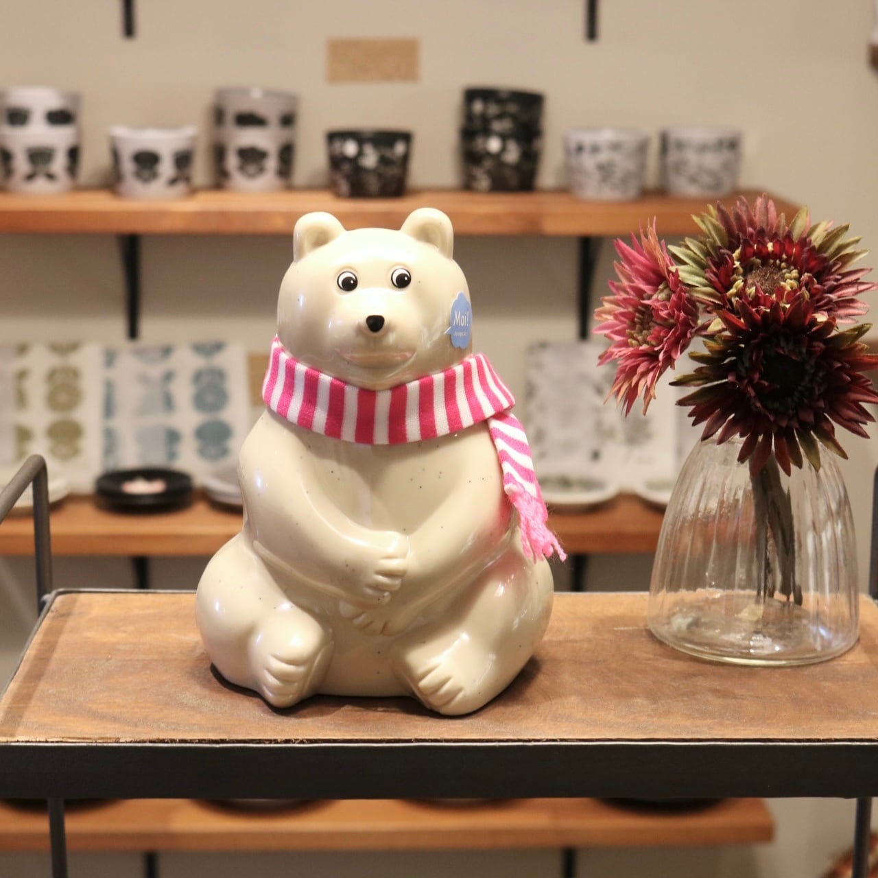 PLASTEP フィンランド 白くま貯金箱 / 2024年限定マフラー付き | Zakka