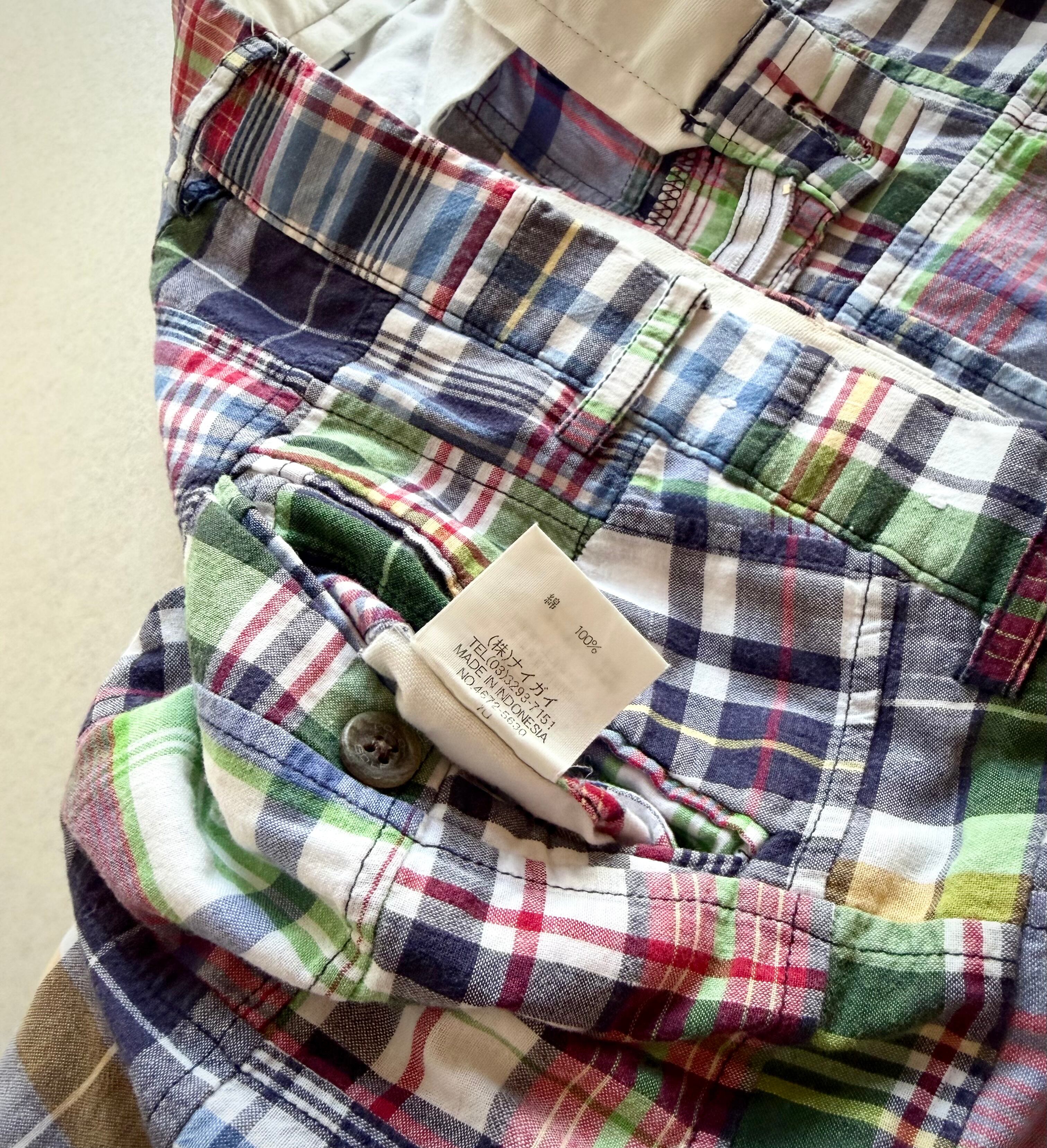 90s〜 “ RALPH LAUREN / POLO GOLF ” PATCH WORK SHORTS OLD VINTAGE