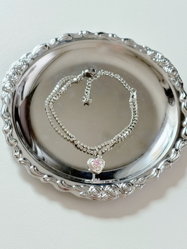 rhinestone 2line bracelet