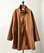 ATELANE Fake Melton Stand Loose Silhouette Coat (CAM) 22A-23063