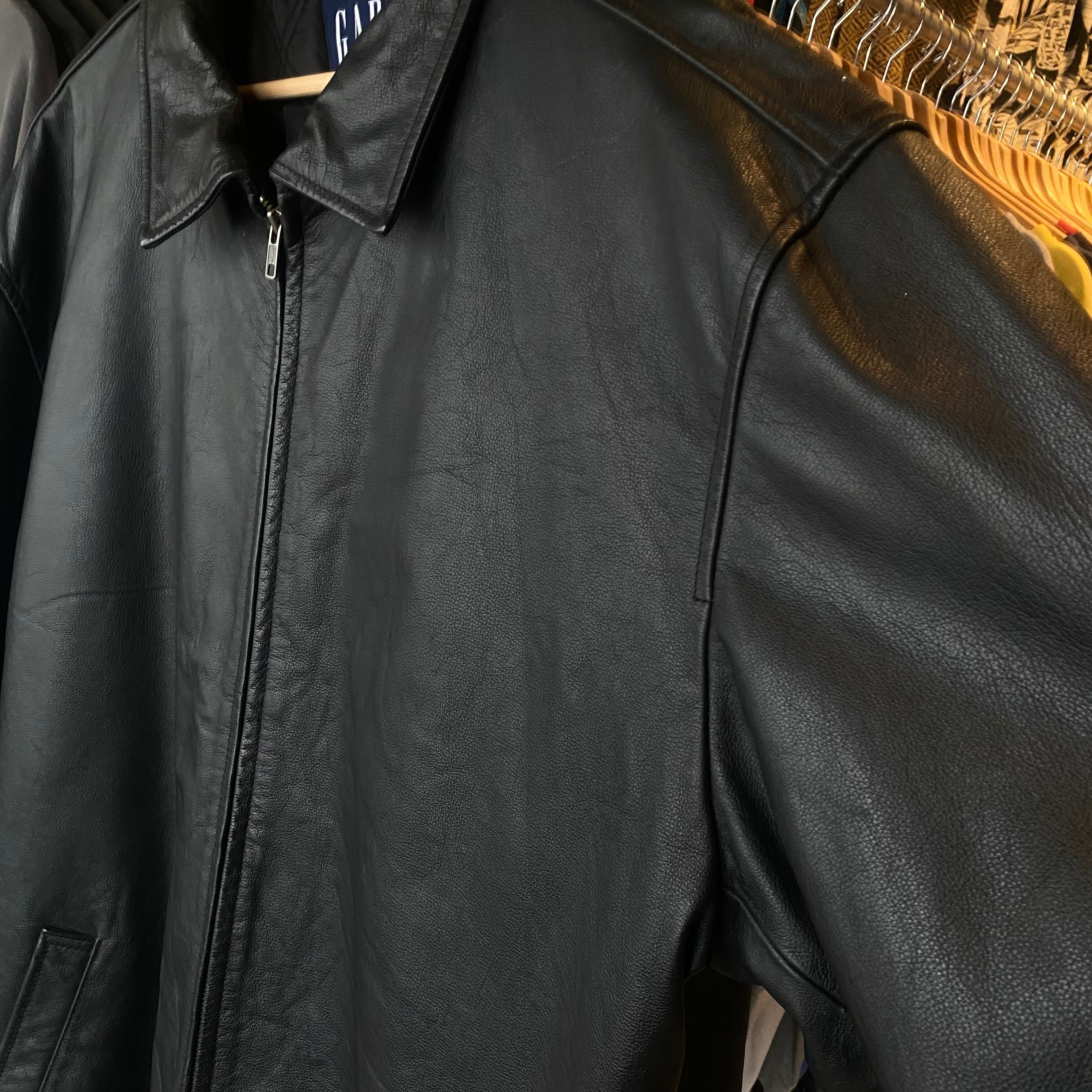XL 00's/2000 GAP レザー ジャケット | ROW used clothing