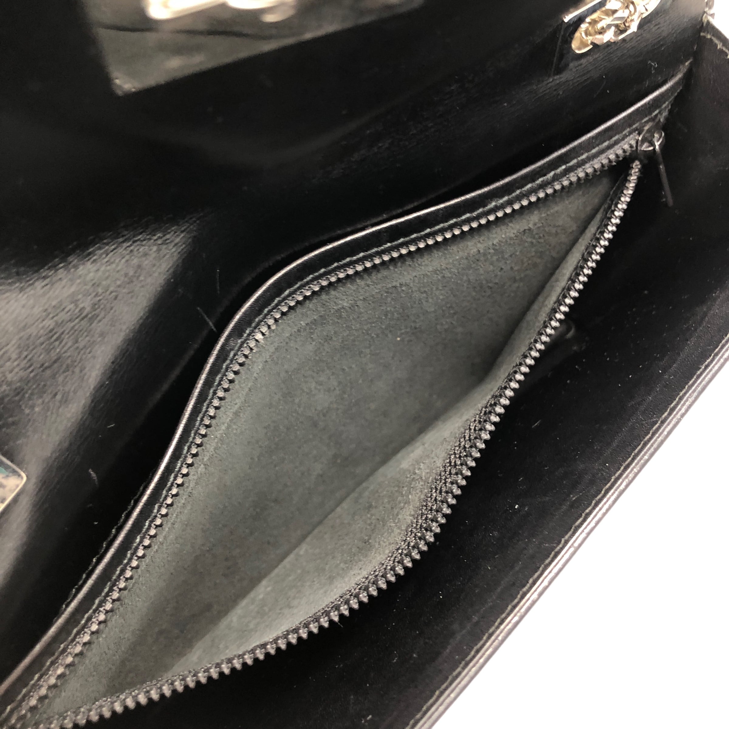 CELINE セリーヌ ショルダーバッグ ブラック シルバー ガンチーニ